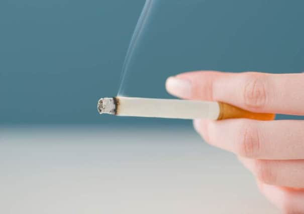 Smoking is banned in hospital grounds