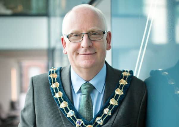 Mayor of Mid and East Antrim Borough,  Councillor Billy Ashe