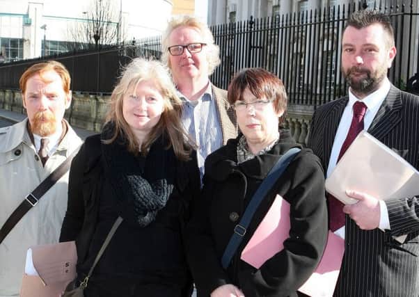 Friends of Woodburn Forest at Belfast High Court earlier this week to hear the outcome of the affidavit against the Sop the Drilling Campaign.