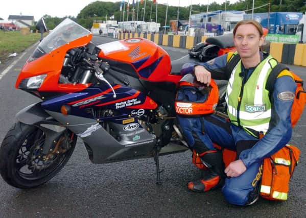 Dr John Hinds who was killed in a crash during practice for the Skerries 100