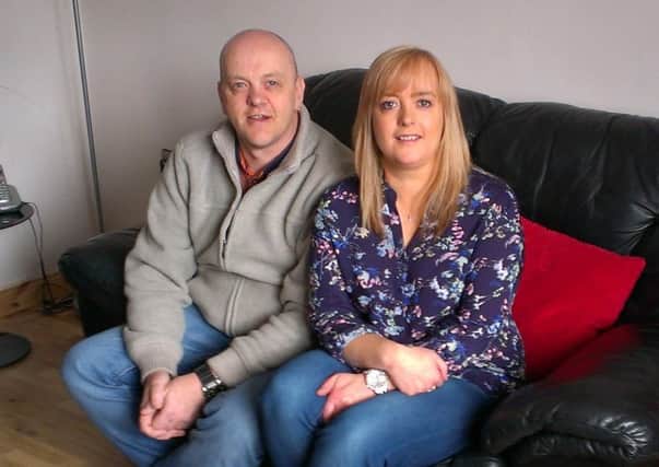 Gary McCorkell and his sister Sharon pictured at her home in home in the Waterside
