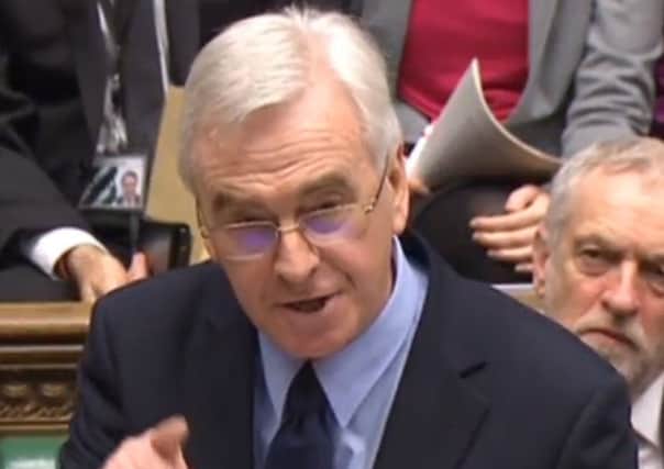 Shadow chancellor John McDonnell was attacked by Tory MPs after he described George Osborne as a 'political chancellor'
