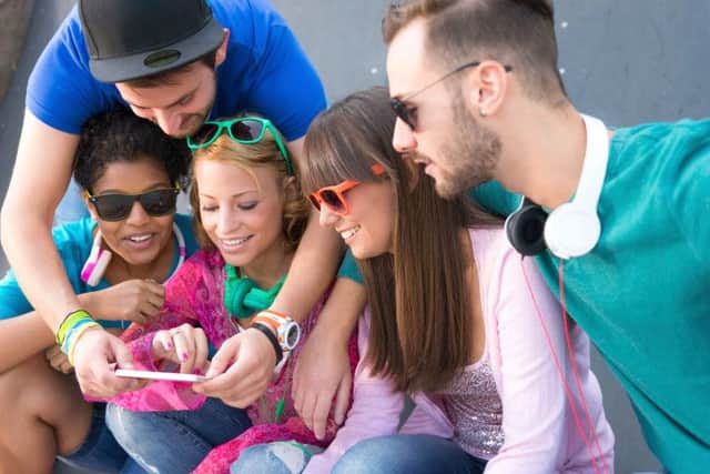 Young people are attached to their smart phones