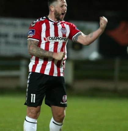 Rory Patterson netted the winning goal at Ferrycarrig Park.