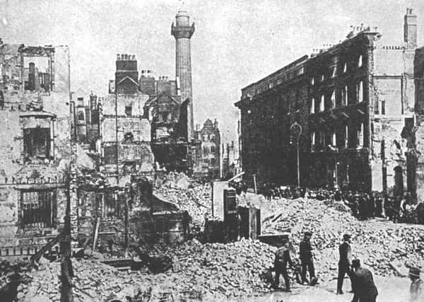 Many civilians died because the Rising was in a built-up area (above Sackville St, now O'Connell St)