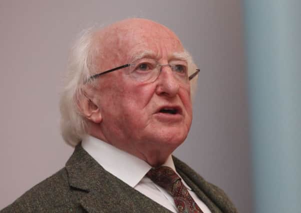 Michael D Higgins called the 1916 leaders selfless women and men who risked all for future generations
