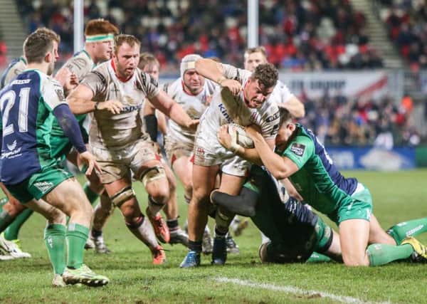 Ulster's 

Sean Reidy during the Guinness Pro12 clash against Connacht