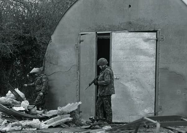 Two IRA men were shot dead in the ambush at Loughgall in 1990
