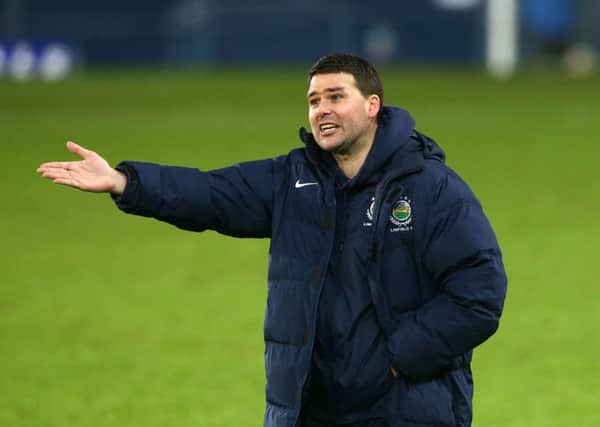 Press Eye - Belfast -  Northern Ireland - 12th January 2016 - Photo by William Cherry

Linfield manager David Healy during Tuesday's County Antrim Shield final at Windsor Park, Belfast.