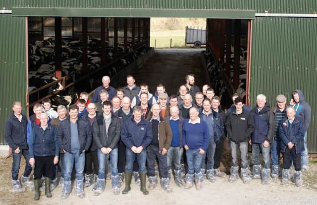 SWARD Group members at the farm of Keith Agnew.