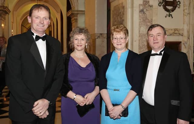 Guests at the Ulster Farmers' Union annual dinner at the City Hall, Belfast. Picture: Cliff Donaldson