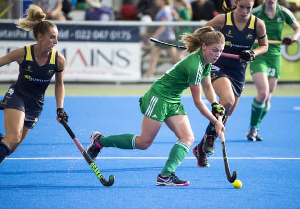 Ireland's Chloe Watkins in action against Australia
Picture: Â©INPHO/Photosport/John Cowpland