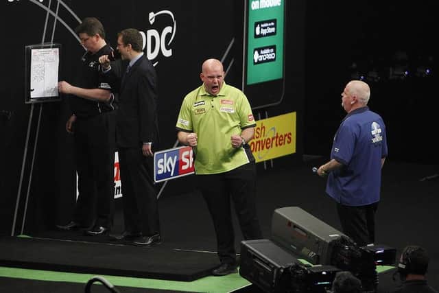 Michael van Gerwen recorded the third highest televised average in history in Sheffield.
