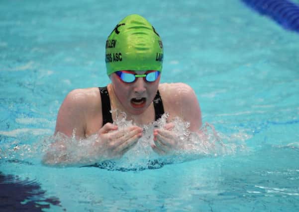 Ellie McCarney of Enniskillen Lakelanders Amateur Swimming Club.