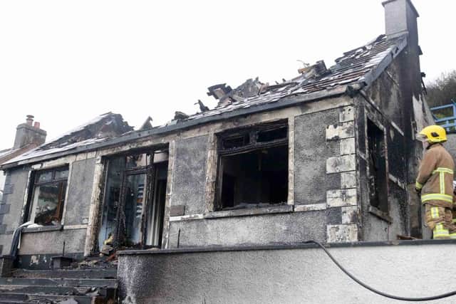 In pictures: Coast Road house gutted by fire