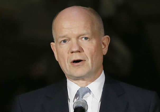 File photo dated 15/3/2016 of Lord Hague