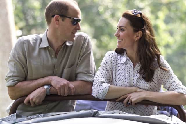 The Duke and Duchess of Cambridge on safari in Kaziranga National park in Assam, India, on day four of the Royal tour to India and Bhutan