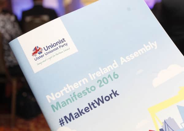 Mike Nesbitt repeated his pledge to reform NI libel law in his party's election manifesto