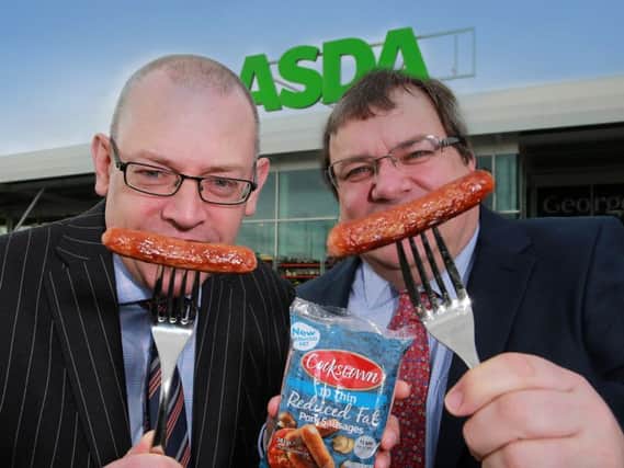 Pictured: (L-R) Trevor Mounstephen, Cookstown Account Manager and Michael McCallion, Asda Senior Buying Manager Northern Ireland and Scotland.