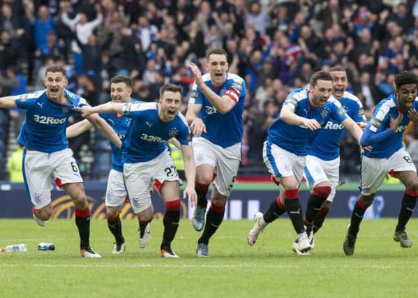 Rangers celebrate