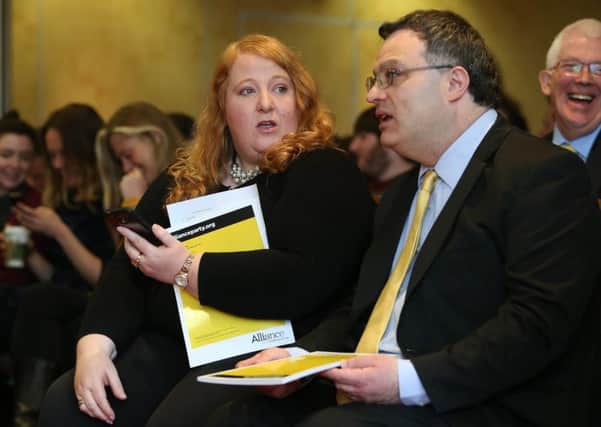 Alliance Assembly Election Manifesto Launch at the Park Avenue Hotel, Belfast.

Naomi Long and Stephen Farry