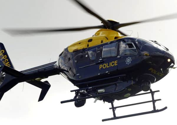 A PSNI helicopter
