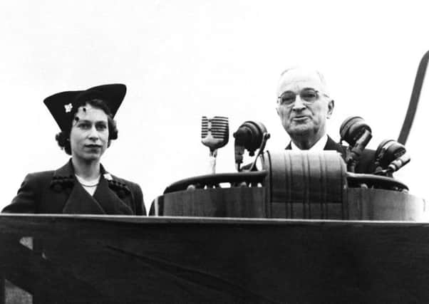 Princess Elizabeth, above in Washington DC with President Harry Truman in 1951, the year before she became Queen, has been alive for almost a third of News Letters long history of 278 years. Photo credit should read: PA Wire