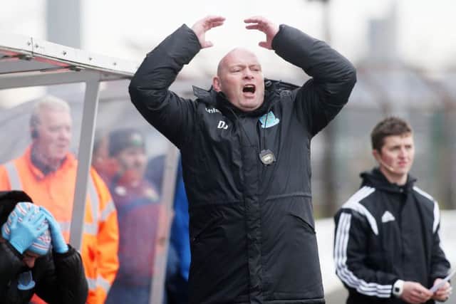 David Jeffrey suffered his first defeat as Ballymena United manager at Warrenpoint