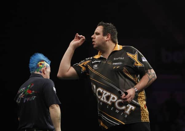 Adrian Lewis. Pic by Lawrence Lustig/PDC