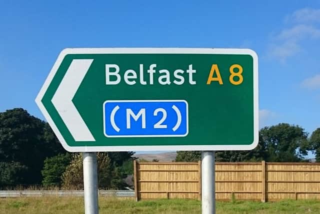 The crash happened on the A8