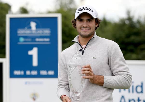 Clement Sordet who won the 2015 NI Open at Galgorm Castle