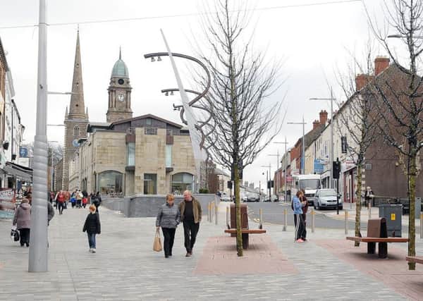 Lisburn city centre in the Lagan Valley constituency