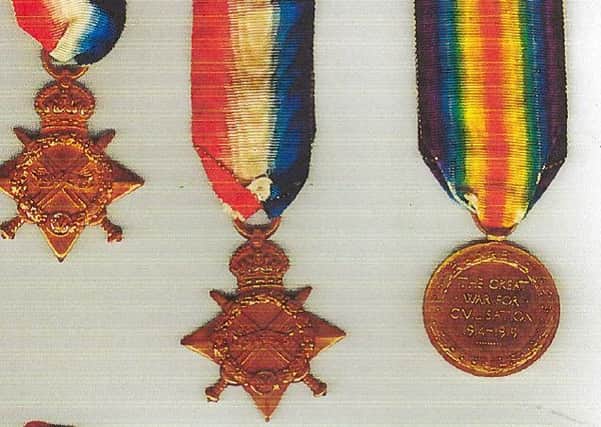 Some of the stolen medals which were returned to the Belfast family on Monday night