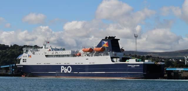 P&O scrapped the Larne-Troon ferry which ran between March and October