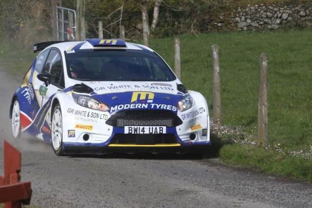 Alastair Fisher has moved to the top of the 2016 Tarmac Championship.
