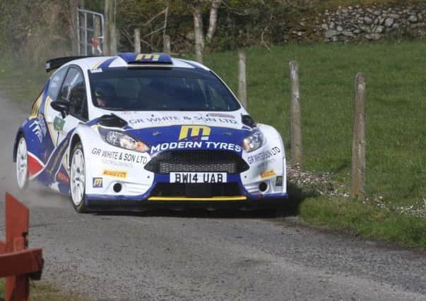Alastair Fisher has moved to the top of the 2016 Tarmac Championship.