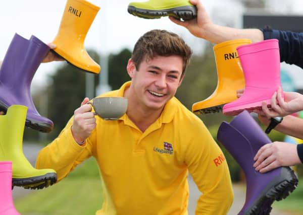 Mayday, Mayday - Help save lives at sea, by filling wellies with your pennies