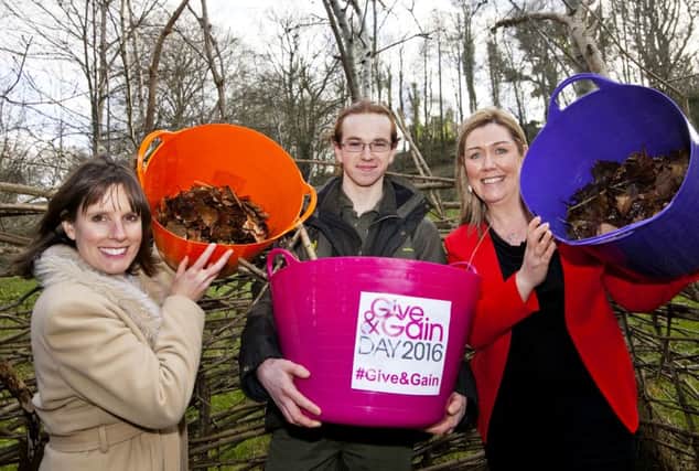 Hilary Hanberry of Business in the Community with Rowan Jones of the National Trust and Bronagh Luke from sponsor Spar