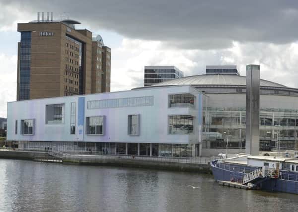 The official opening of the new extension at the Waterfront Hall in Belfast on Friday. 
Photo Colm Lenaghan/Pacemaker