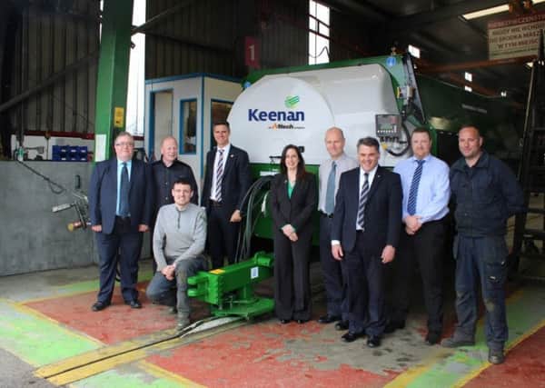 The first Keenan 'Green Machine' rolls off the factory floor under new Alltech ownership. This new Keenan farm mixer wagon will ship to ONE: The Alltech Ideas Conference, taking place in Lexington, Kentucky, USA, from May 22-25, 2016. Keenan is the 14th acquisition for Alltech globally since 2011.