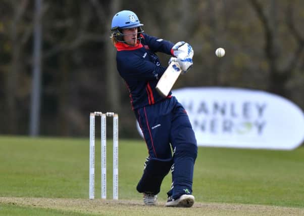 Jamie Holmes batting for the Northern Knights