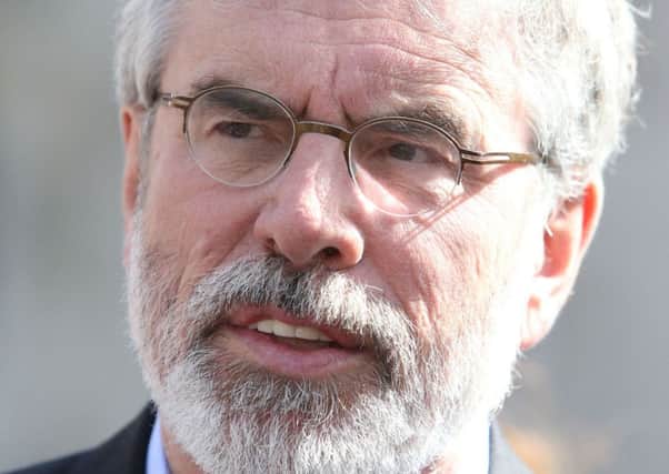 Sinn Fein leader Gerry Adams. Photo: Brian Lawless/PA Wire