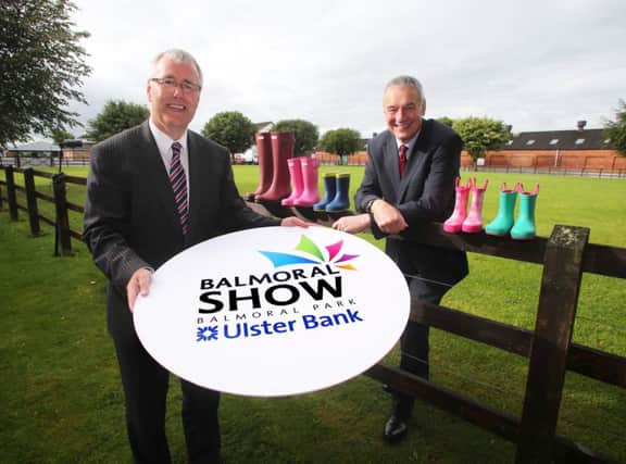 Richard Donnan, Head of Northern Ireland, Ulster Bank, pictured with Colin McDonald, RUAS