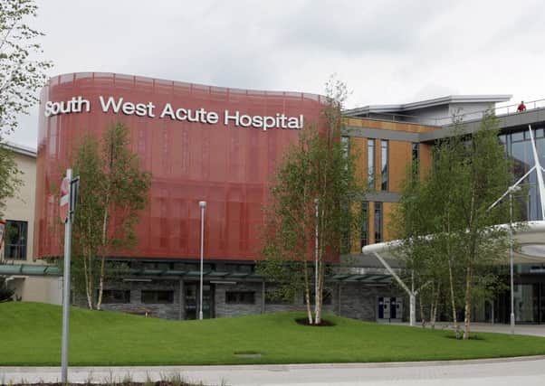 The incident happened at the South West Acute Hospital in Enniskillen last June