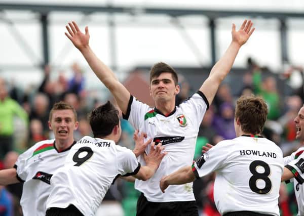 Jimmy Callacher was on the scoresheet for Glentoran in the 2013 final