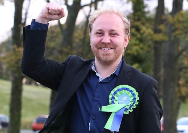 The victorious Green Party leader in Northern Ireland, Steven Agnew. Picture by Brian Little/Presseye