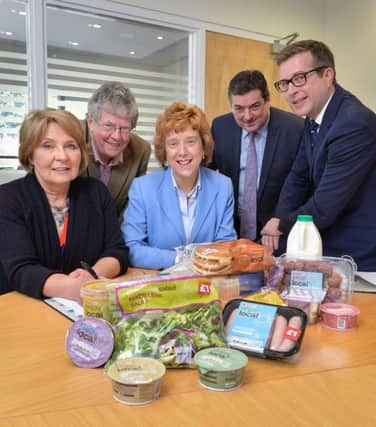 Judging the Henderson Wholesale Local Supplier Awards are (L-R) Freda Magill; UFU Rural Affairs Committee Chairperson; Agricultural Freelance Journalist Richard Wright; Joy Alexander, Head of Food Technology at CAFRE and David Elliott, Editor of Ulster Business. Joining the judges is Nigel Dugan, Fresh Foods Trading Controller at Henderson Wholesale. 

Now in their 4th year, the awards recognise the excellent produce, practices and ranges of the companies Henderson Wholesale work with and winners will be announced during a special ceremony at the Balmoral Show.