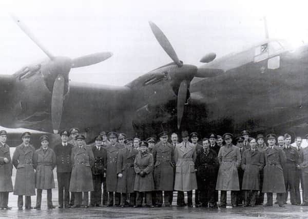 From   Irelands Aviator Heroes of World War II

ETPS Boscombe Down 1944/45 Squadron Leader Esler 11th from left