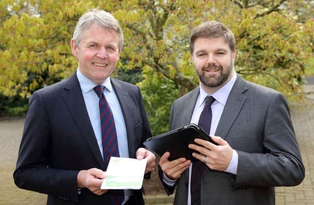 Pictured launching the UFU membership survey is Barclay Bell, President and Derek Lough, Membership Director.