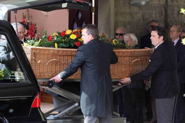 Basil Blackshaw's funeral service was held at Roselawn Crematorium